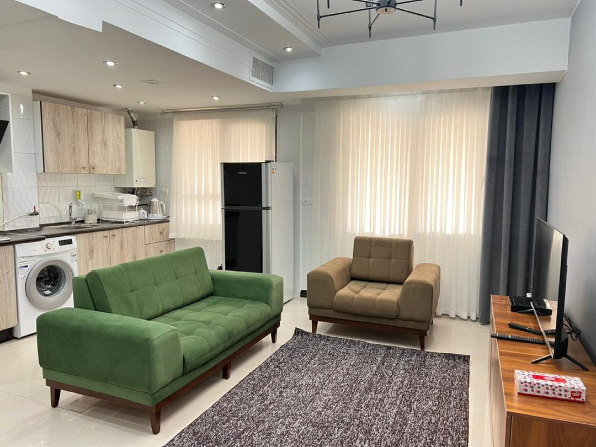 اجاره روزانه آپارتمان تک خواب اکونومی  جمهوری - تهران