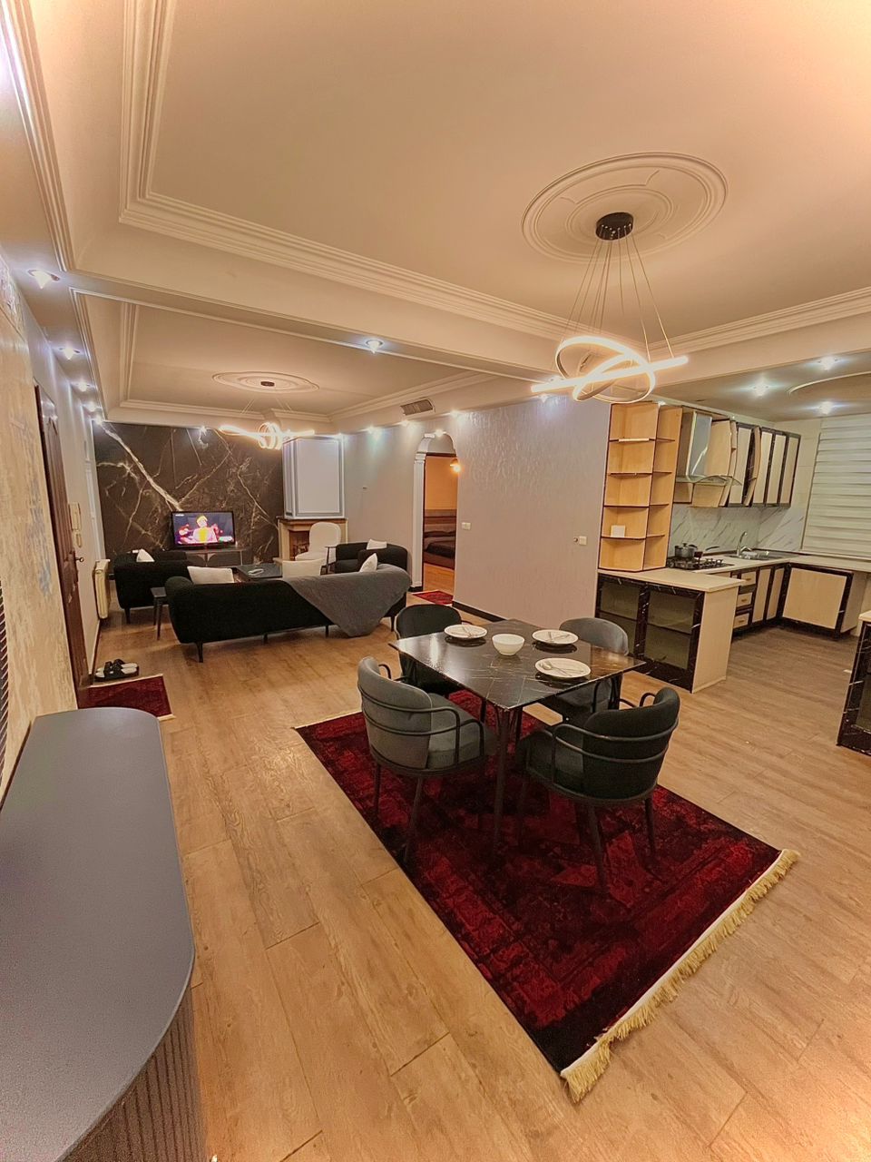 آپارتمان دو خواب لوکس بهاری 1 جنت آباد - پذیرایی