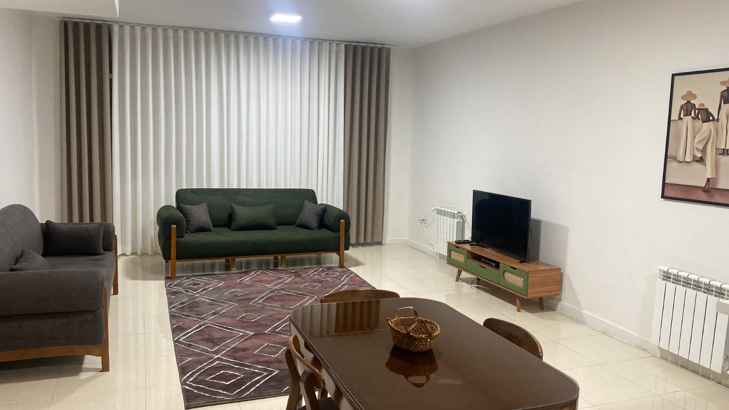 آپارتمان دو خواب سهروردی طهماسبی 1 - پذیرایی
