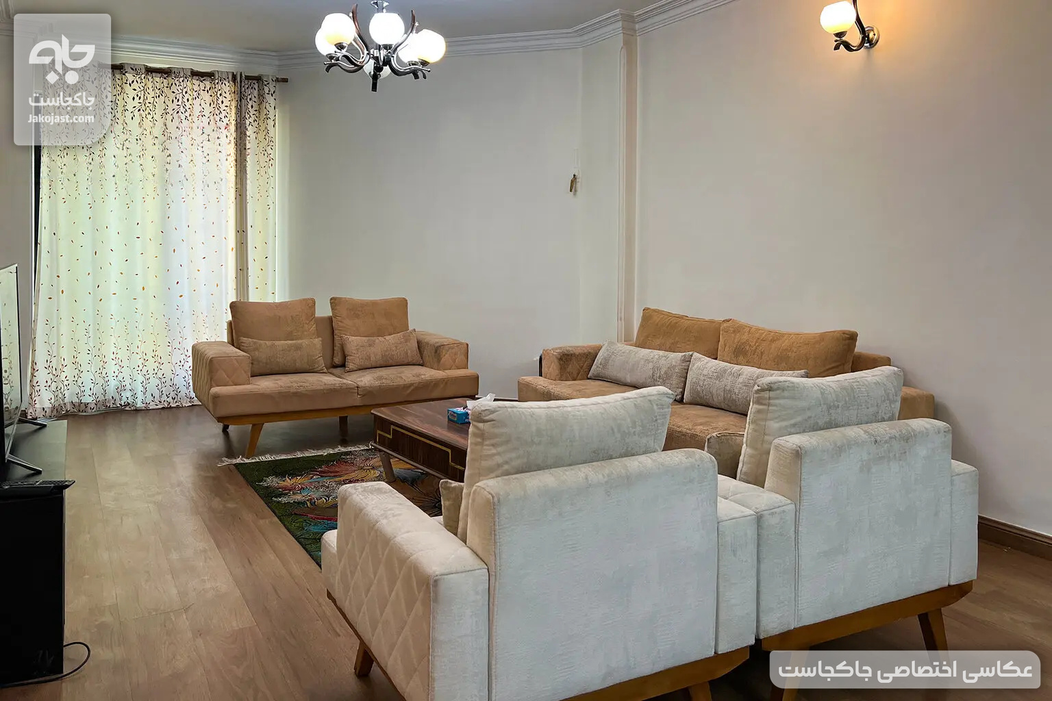 آپارتمان دو خواب سعادت آباد 2 اسکندری - پذیرایی