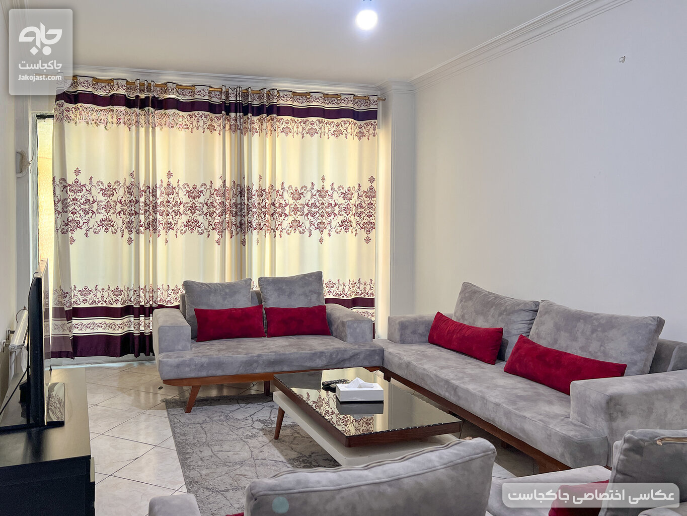 آپارتمان دوخواب  سعادت آباد 1 اسکندری - پذیرایی