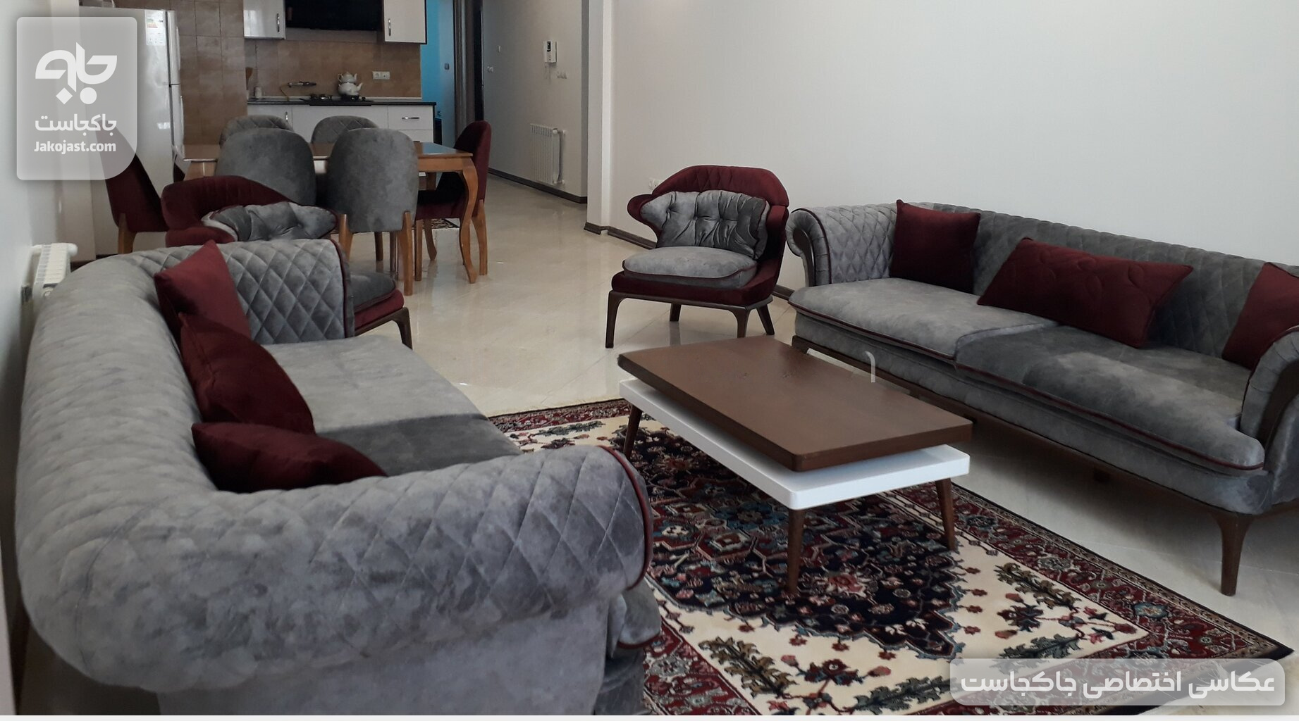 آپارتمان دو خواب  مبله سعادت آباد 3 اسکندری - پذیرایی