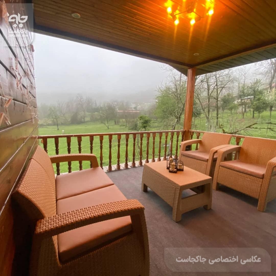 اجاره روزانه رزرو کلبه چوبی تک خواب یگانی - گیلان